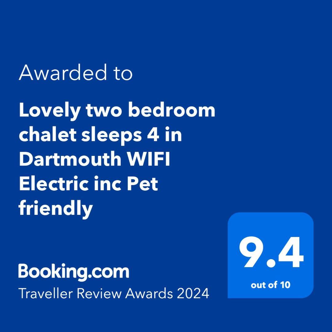 Caldon Holiday Chalet Sleeps 4 In Dartmouth Wifi Electric Inc Pet Friendly 外观 照片